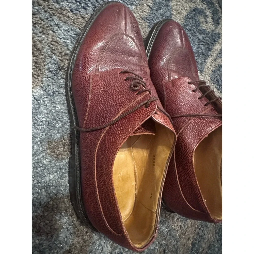 EMLING CHAUSSEUR Shoes Leather Lace Up Oxford Formal Shoes Size 9.5